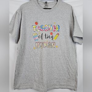 Teacher Of Tiny Human Gildan Heavy Cotton Tshirt Never Worn Size XL